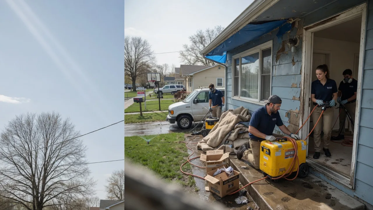 Basement Flood Cleanup in Paxton, IL near me